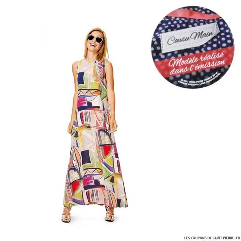 Patron N°6628 Burda : Robe d'été COUSUMAIN 3 - Image 2