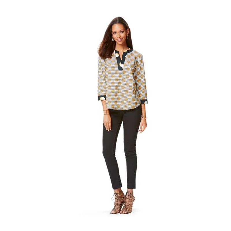 Patron N°6633 Burda style : Tunique pattes d'encolure - Image 3
