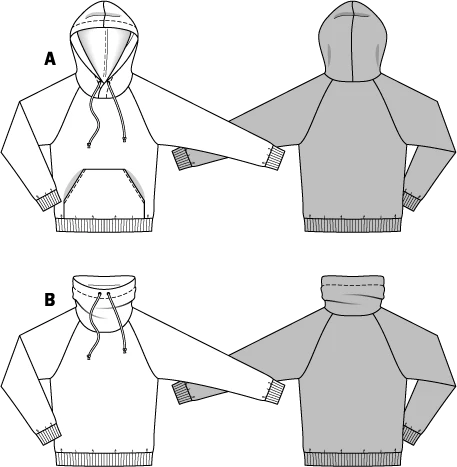 Patron n°6718: Sweatshirt homme - Image 2