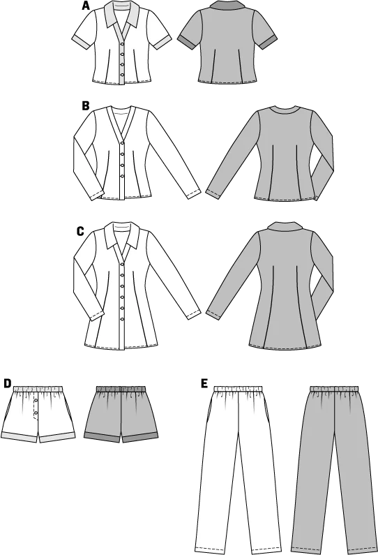 Patron n°6742 : Pyjama - Image 2