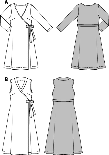 Patron n°6759 : Robe croisée - Image 2