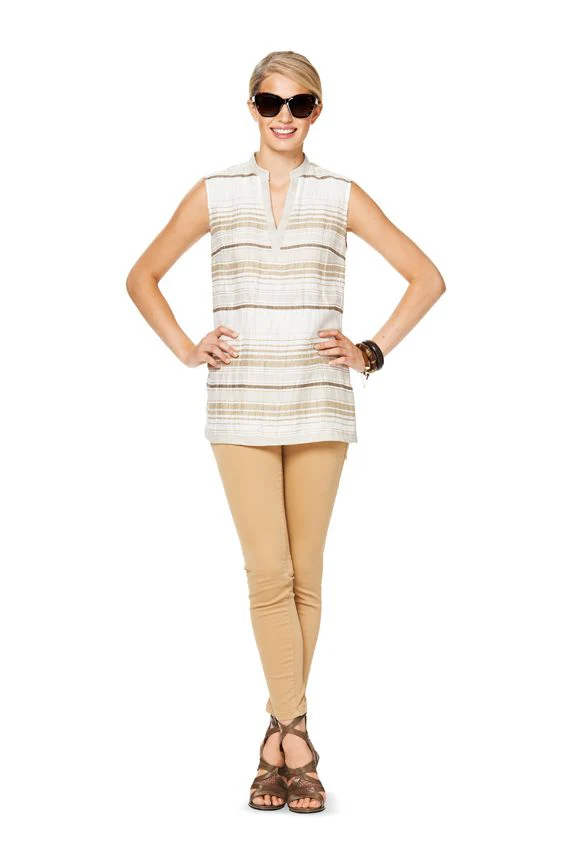 Patron n°6809 : Blouse, Tunique col en V - Image 3