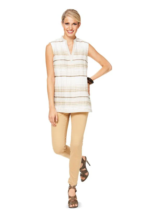 Patron n°6809 : Blouse, Tunique col en V - Image 4