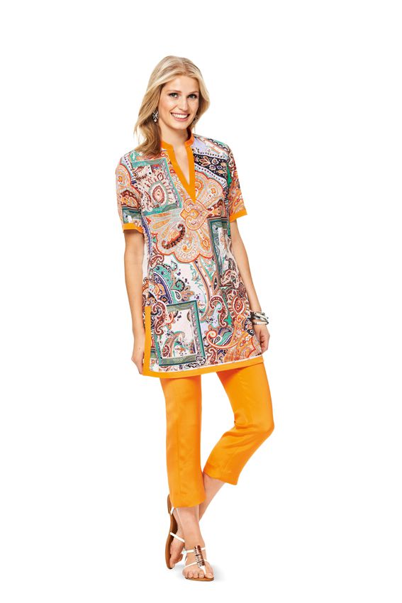 Patron n°6809 : Blouse, Tunique col en V - Image 6