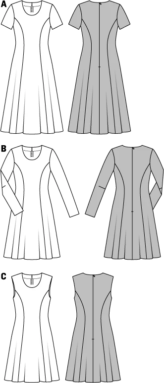 Patron n°6821 : Robe cintrée - Image 2