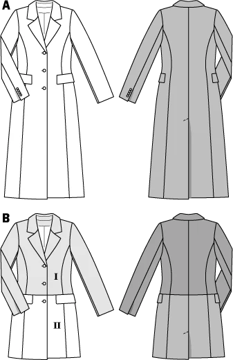 Patron n°6845 : Veste, Manteau long - Image 2