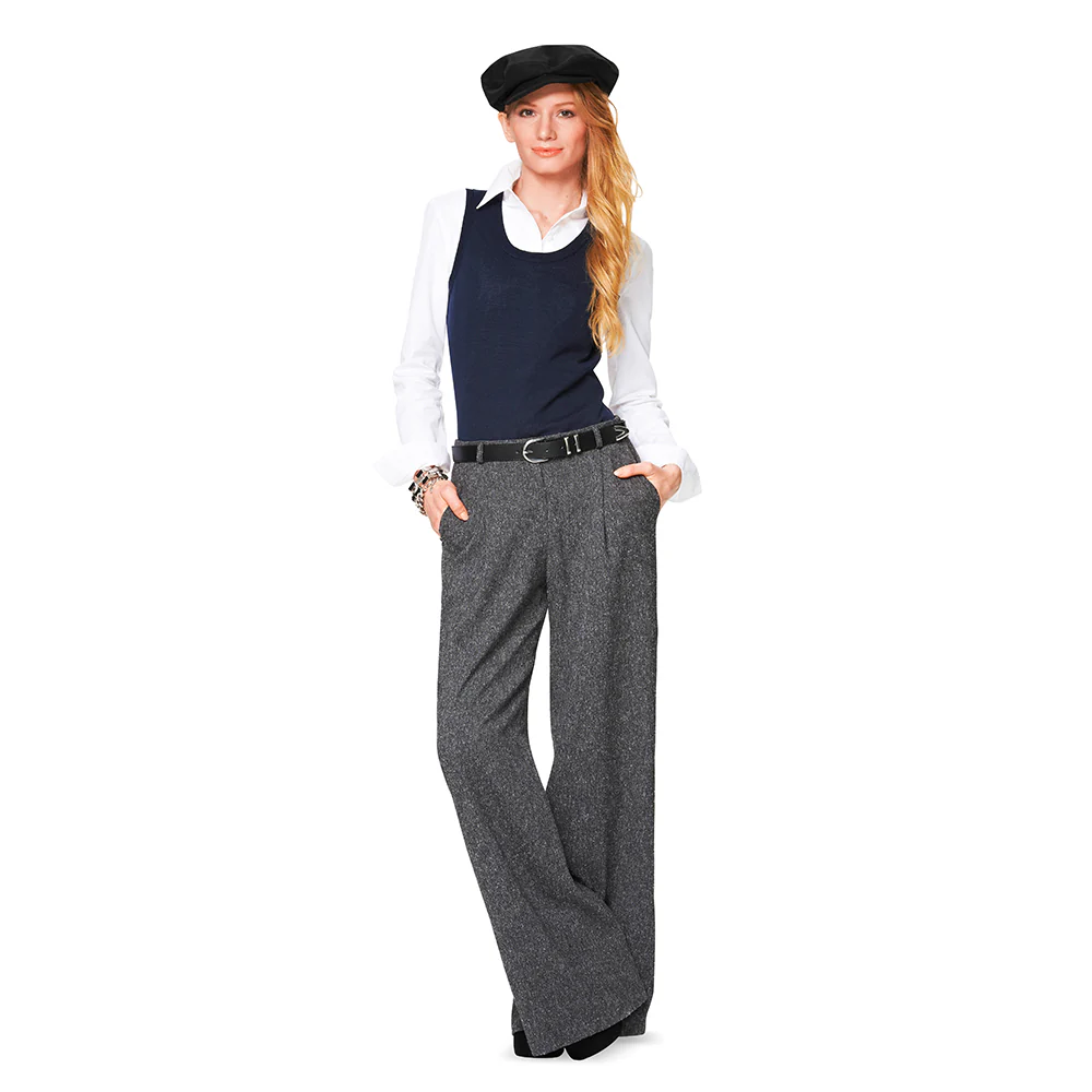 Patron n°6856 : Pantalon avec plis à la taille - Image 4