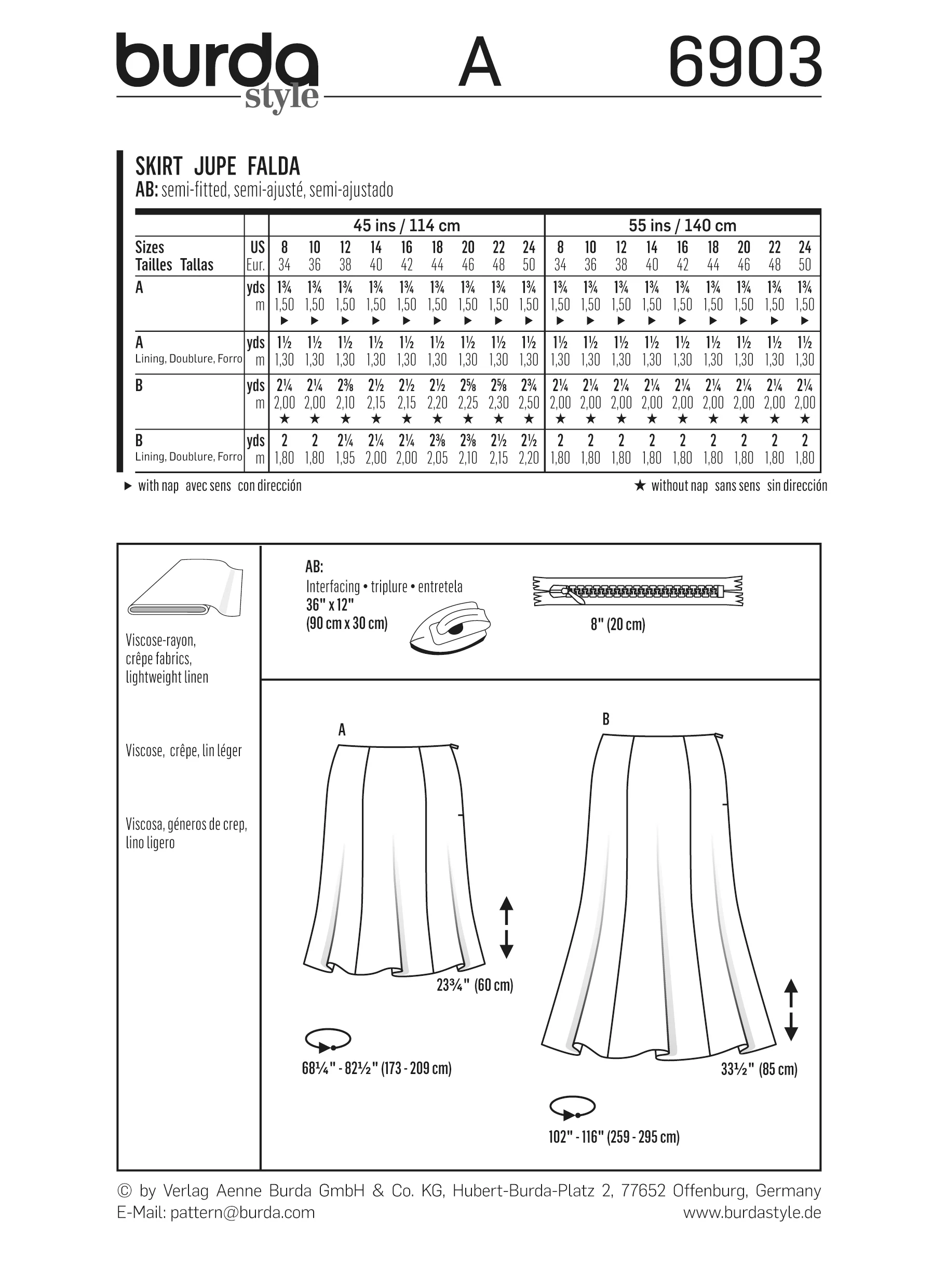 Patron n°6903 : Jupe - Image 6