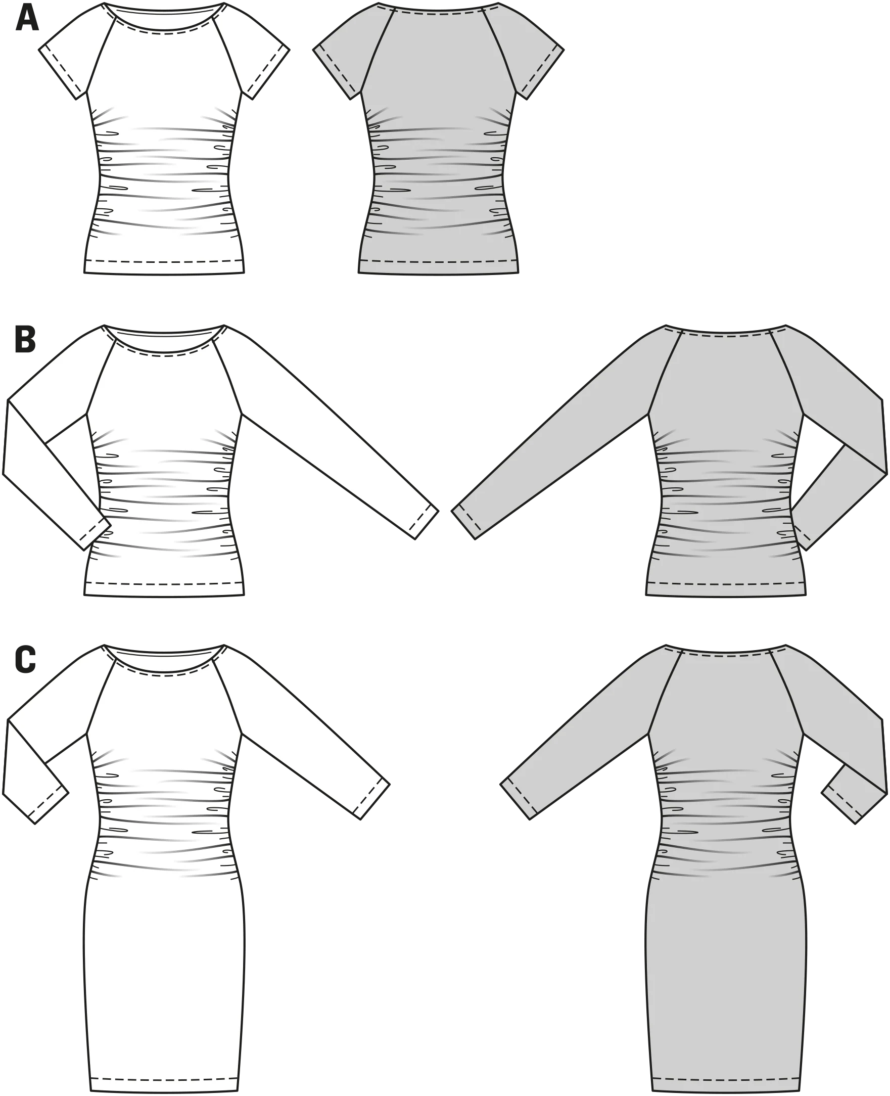 Patron n°6910 : T-shirt et Robe - Image 2