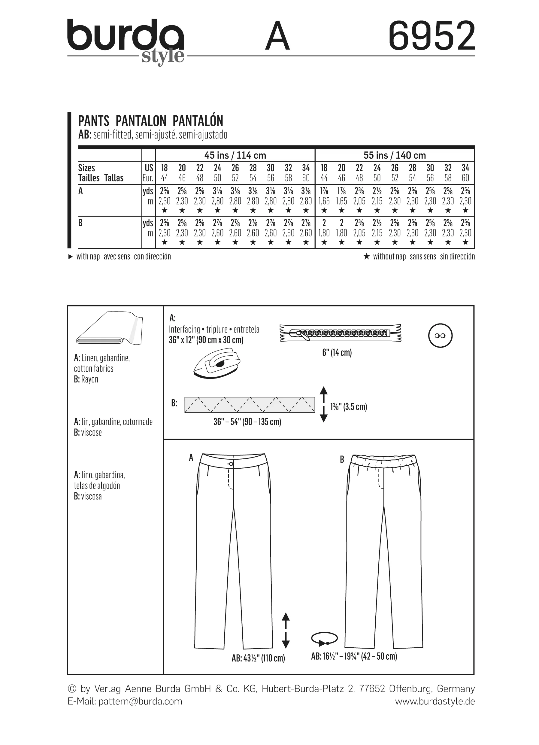 Patron n°6952 : Pantalon - Image 6
