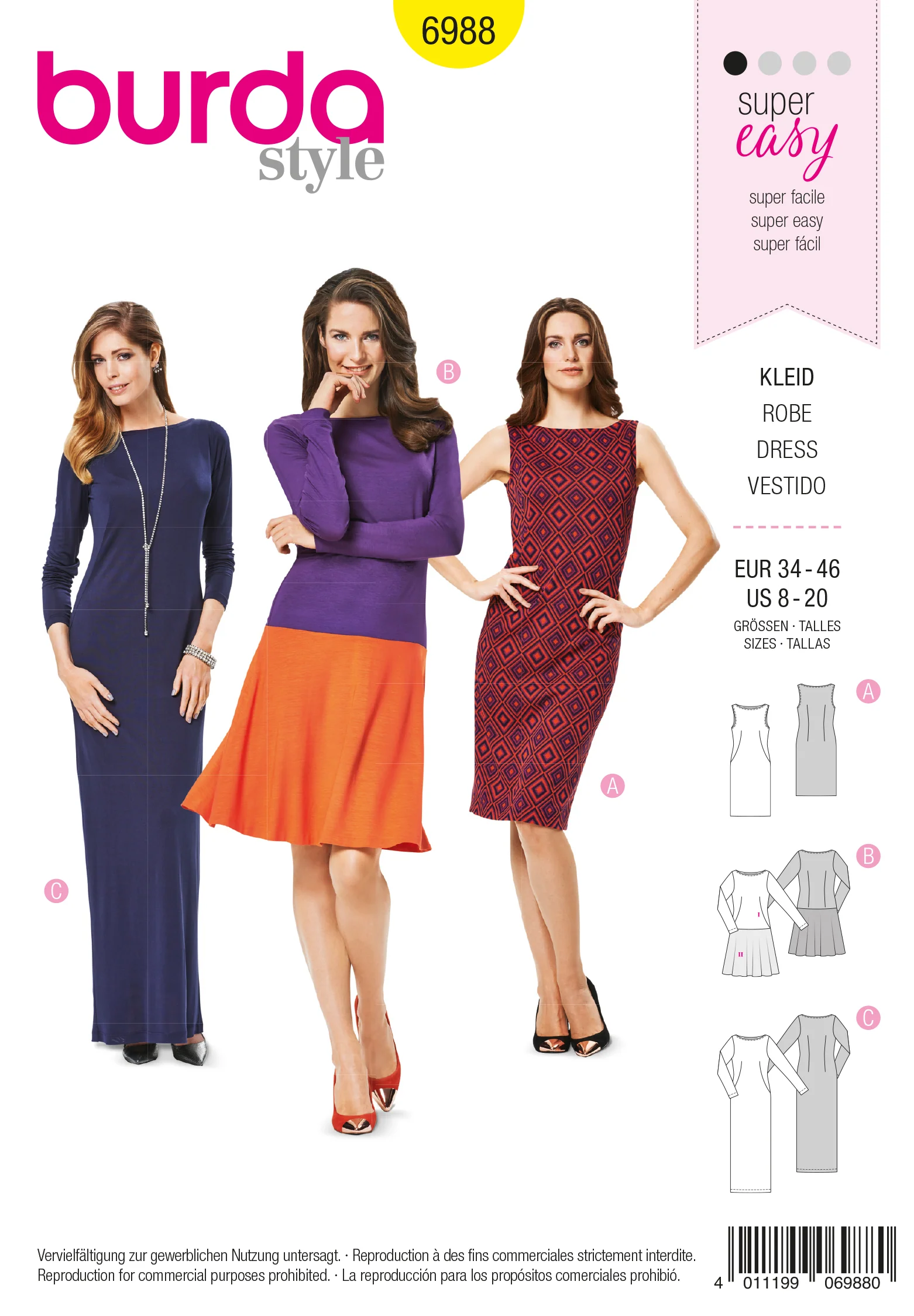 Patron n°6988 : Robe