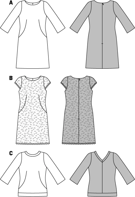 Patron n°7031 : Robe et T-shirt - Image 2