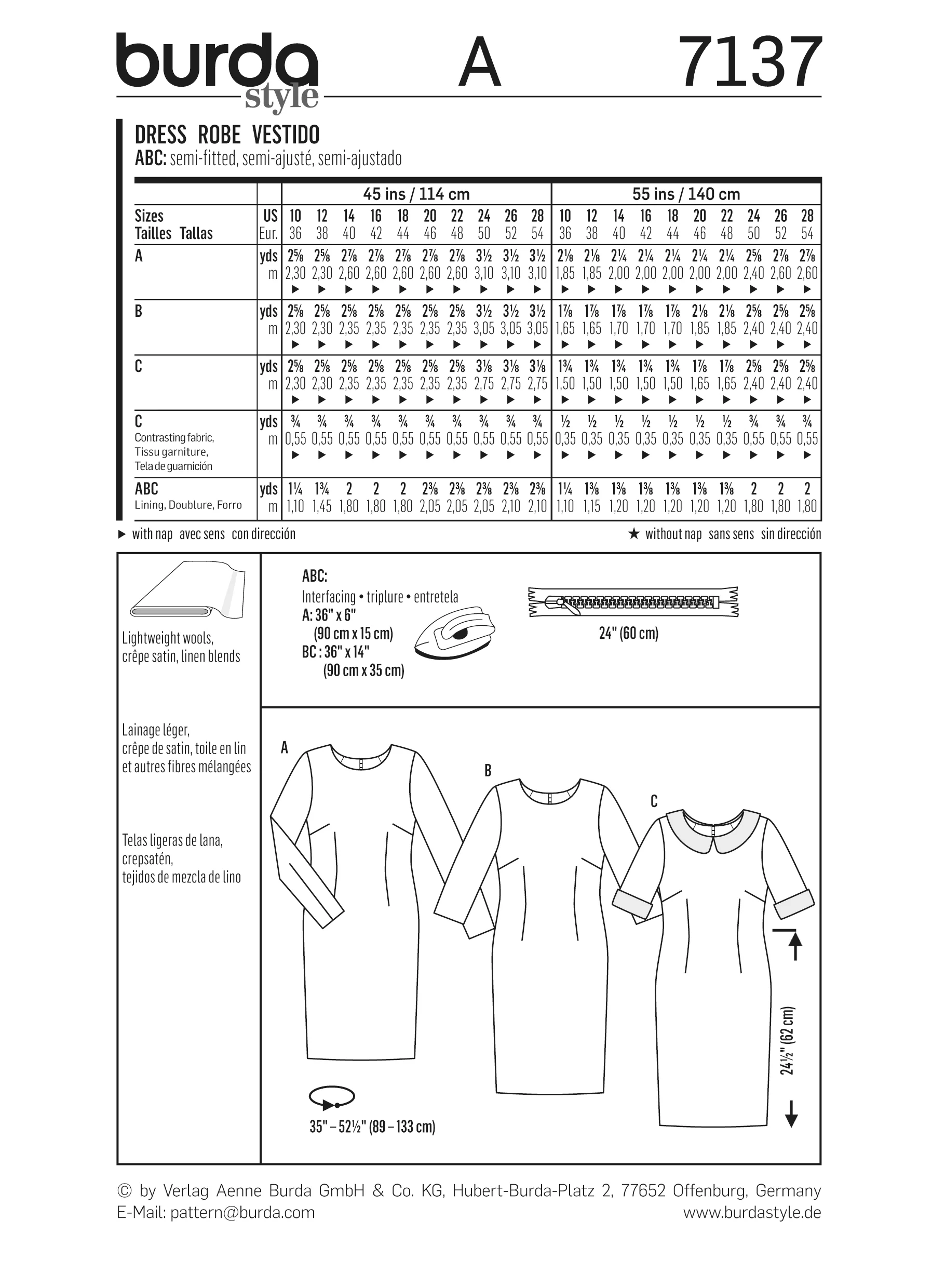 Patron n°7137 : Robe cintrée - Image 7