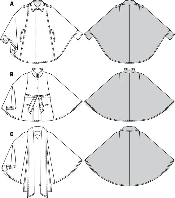 Patron n°7422 : Cape - Image 2
