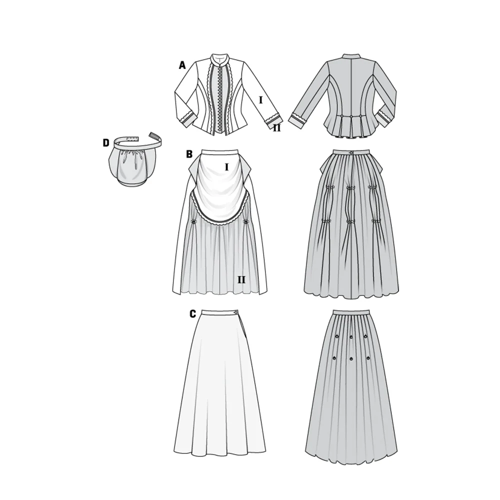 Patron n°7880 : Robe Historique (1888) - Image 2