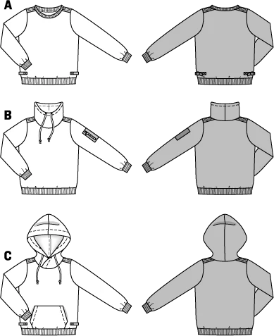Patron n°9407 : Sweat-shirt - Image 2