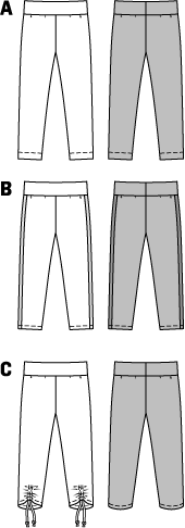 Patron n°9415 : Leggings enfants - Image 2