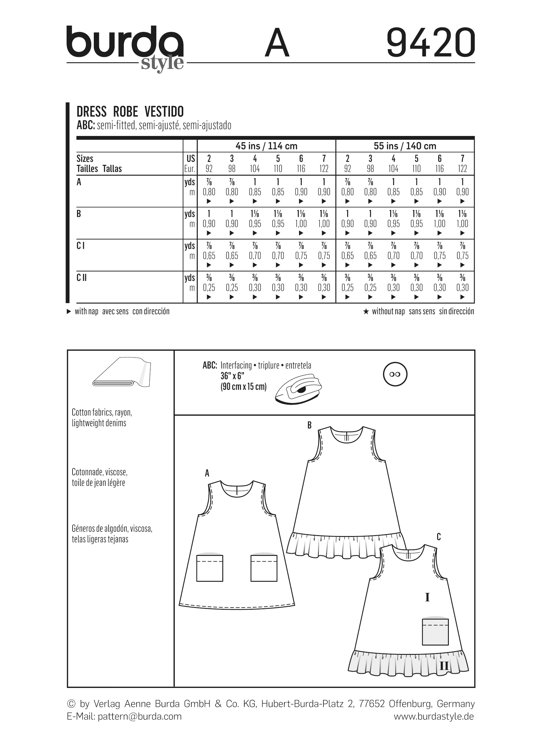 Patron n°9420 : Robe - Image 7