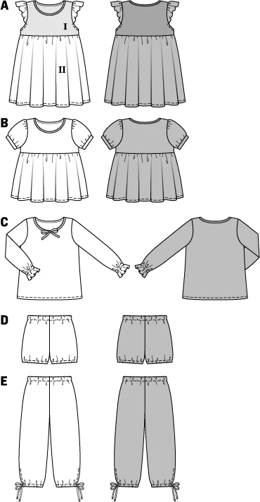 Patron n°9432 : Pyjamas, Vêtements de nuit - Image 2