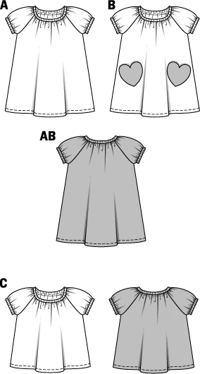 Patron N°9438 : Robe et T-shirt - Image 2