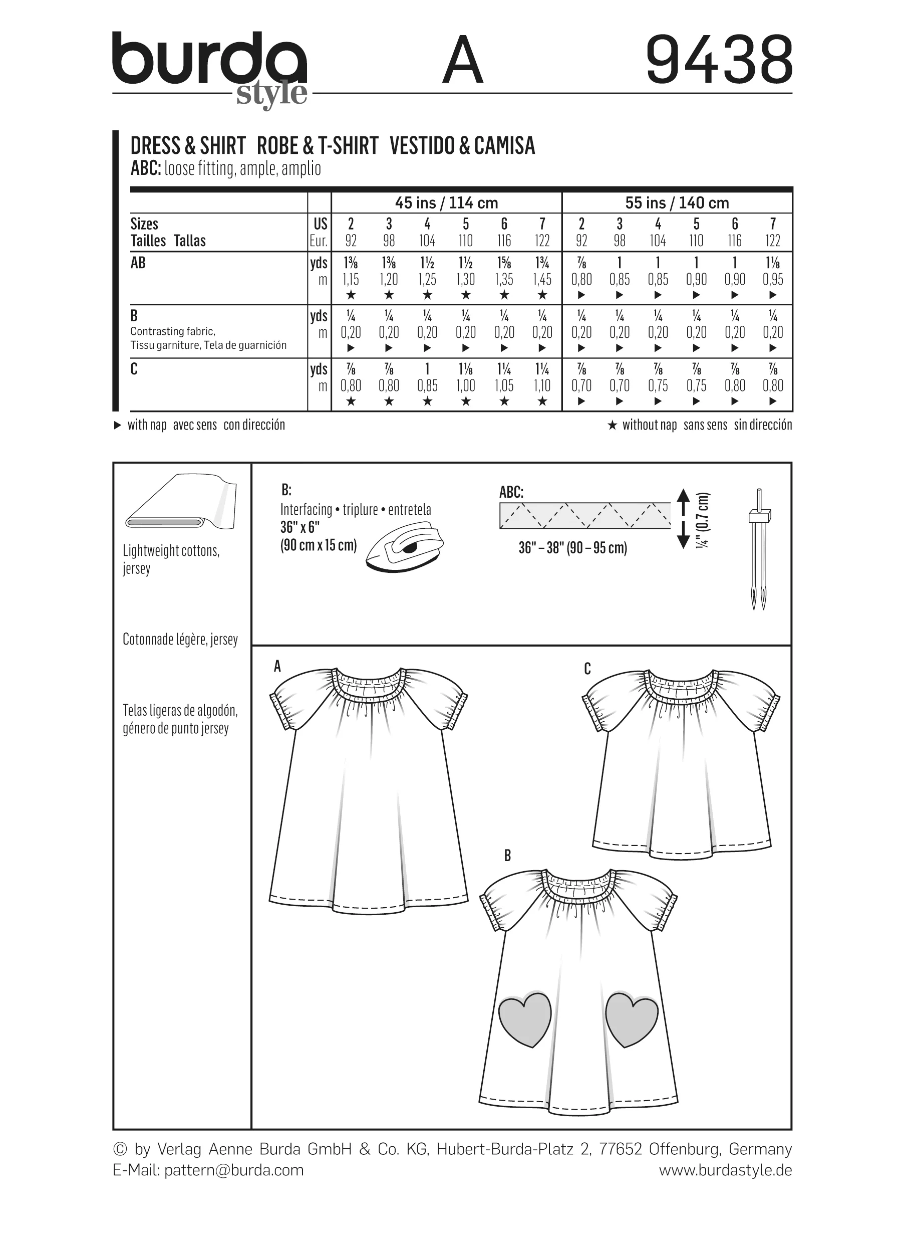 Patron N°9438 : Robe et T-shirt - Image 7