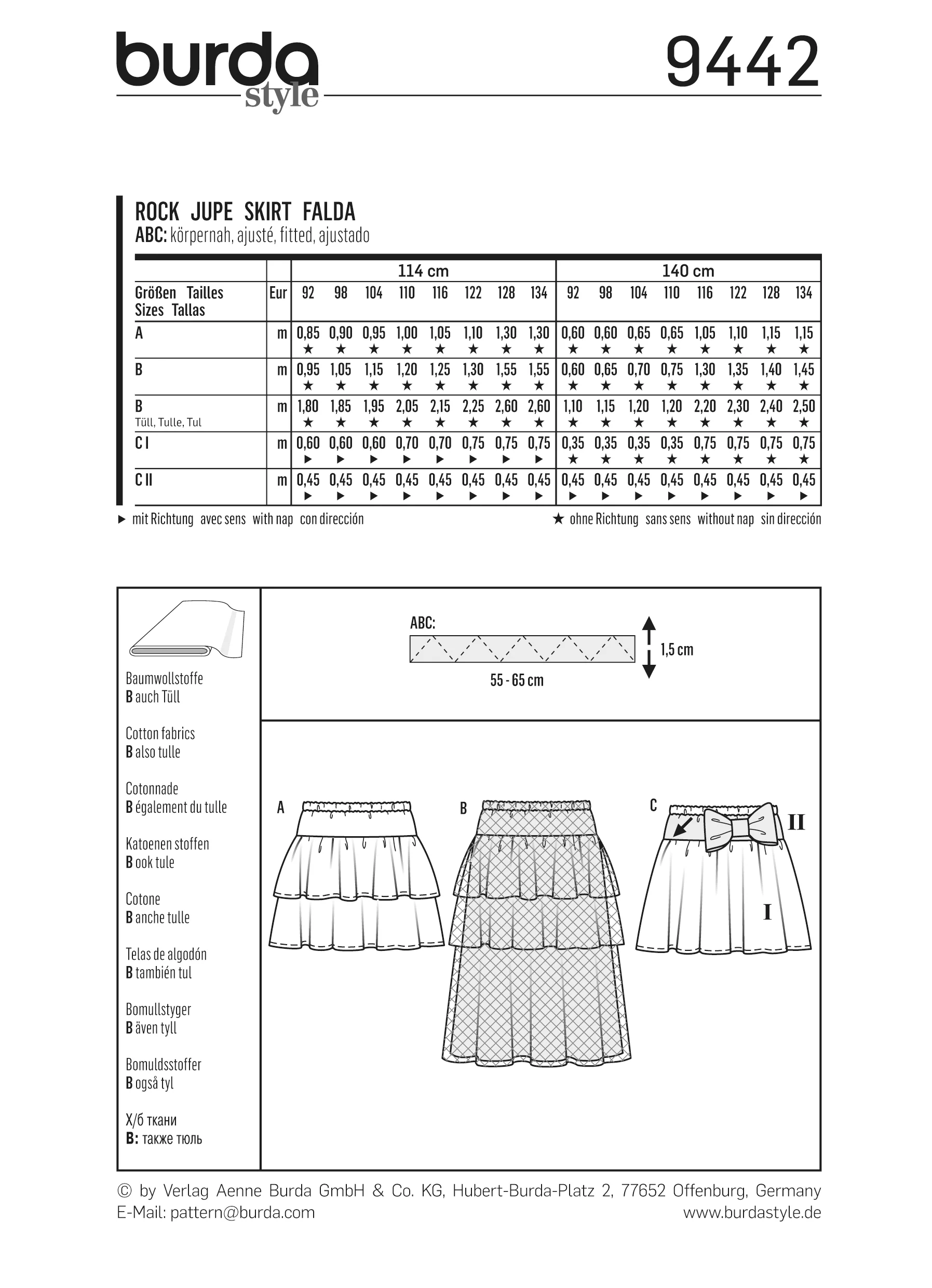 Patron N°9442 : Jupe - Image 6