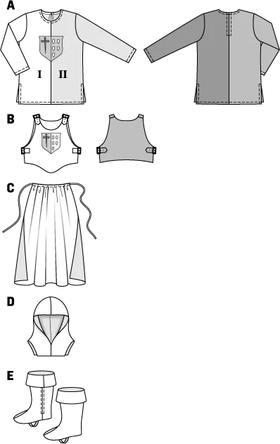 Patron n°9446 : Chevalier - Image 2