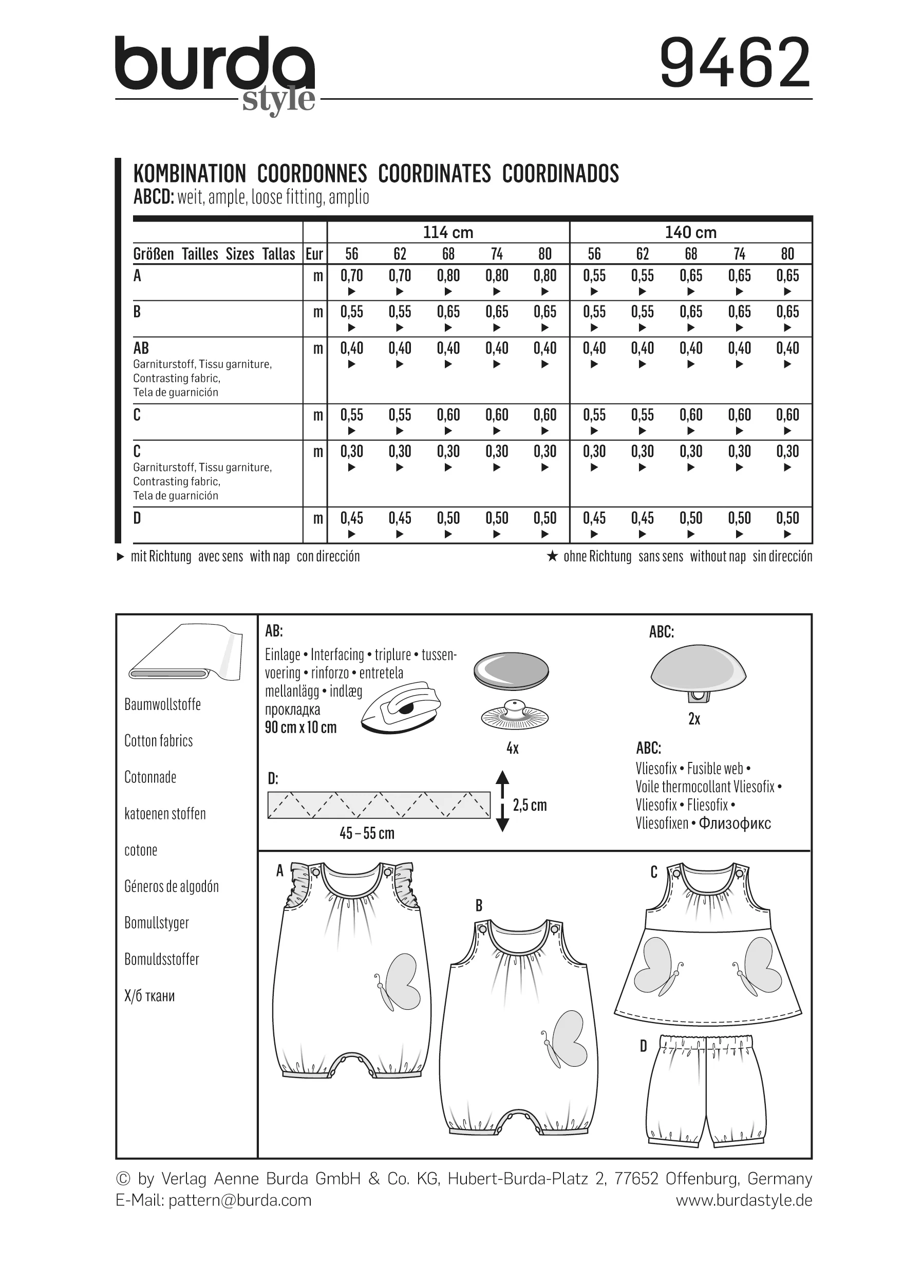Patron n°9462 : Ensemble pour bébé - Image 9