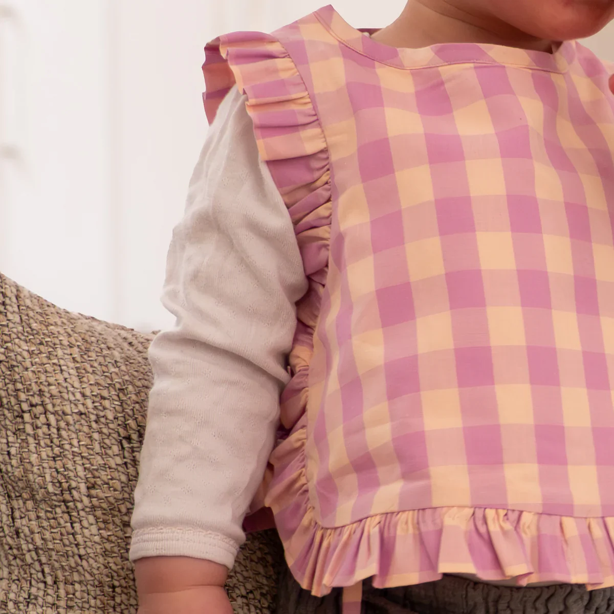 Patron plastron, pull sans manches et bavoir bébé ADÉLAÏDE - Image 15
