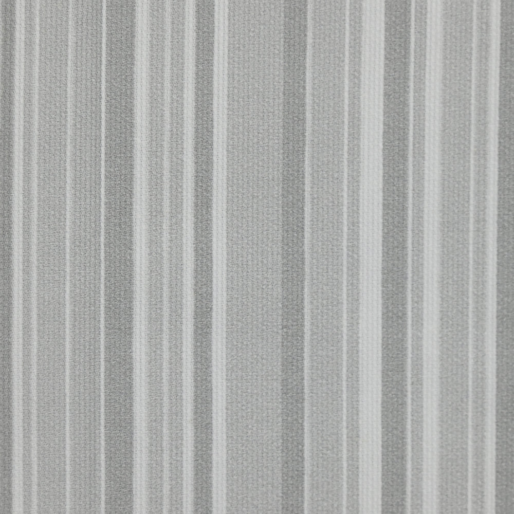 Piqué de coton imprimé Rayure fond gris - Image 3