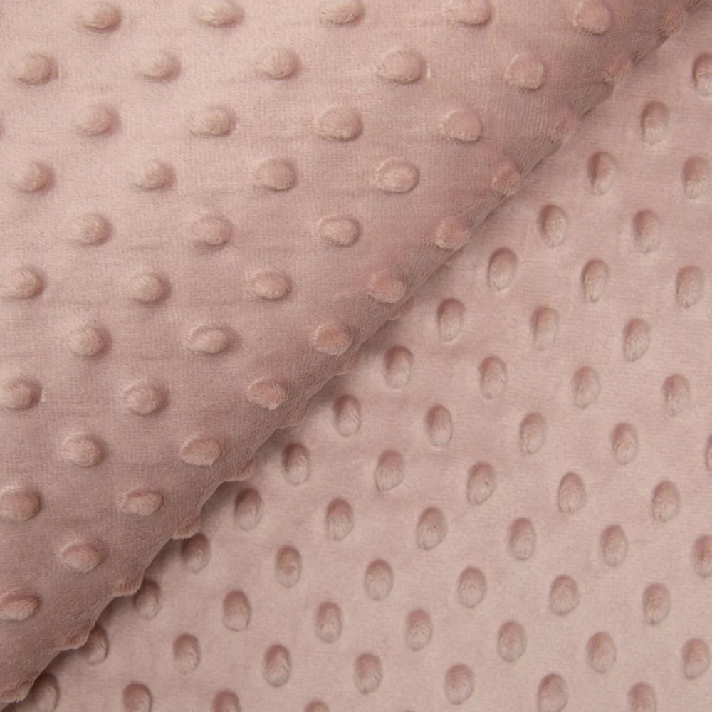 Polaire minky relief rose chair