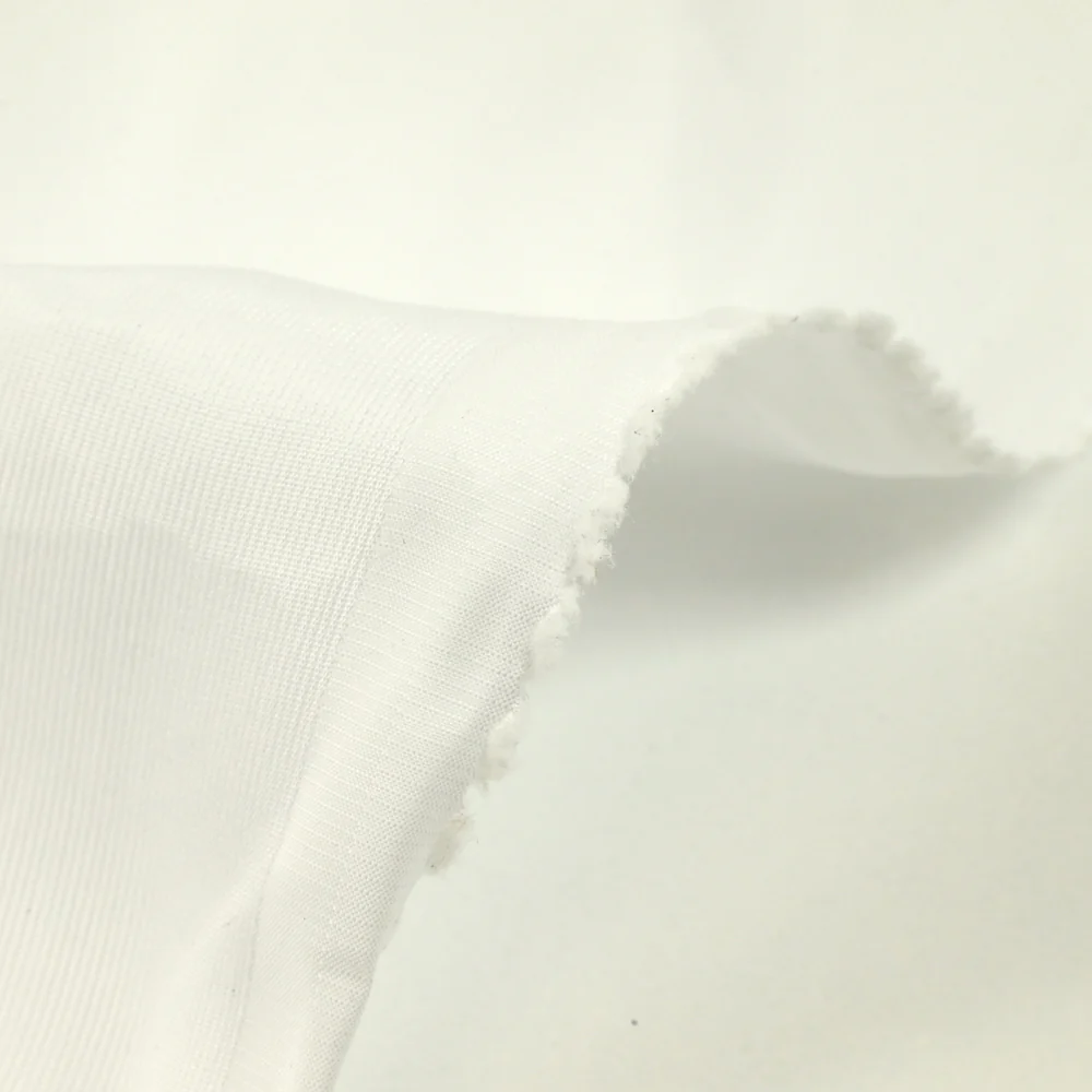 Polycoton élasthanne blanc - Image 3