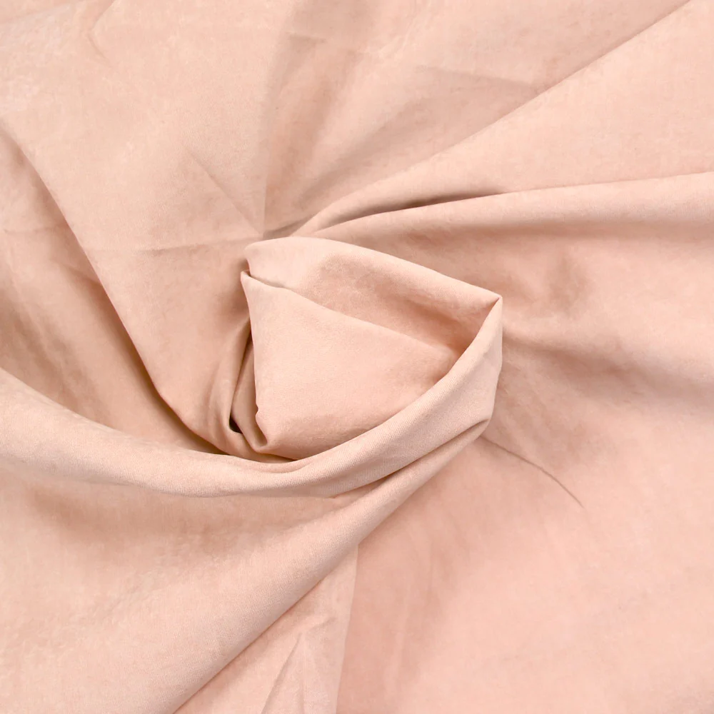 Polyester effet cupro rose - Image 2