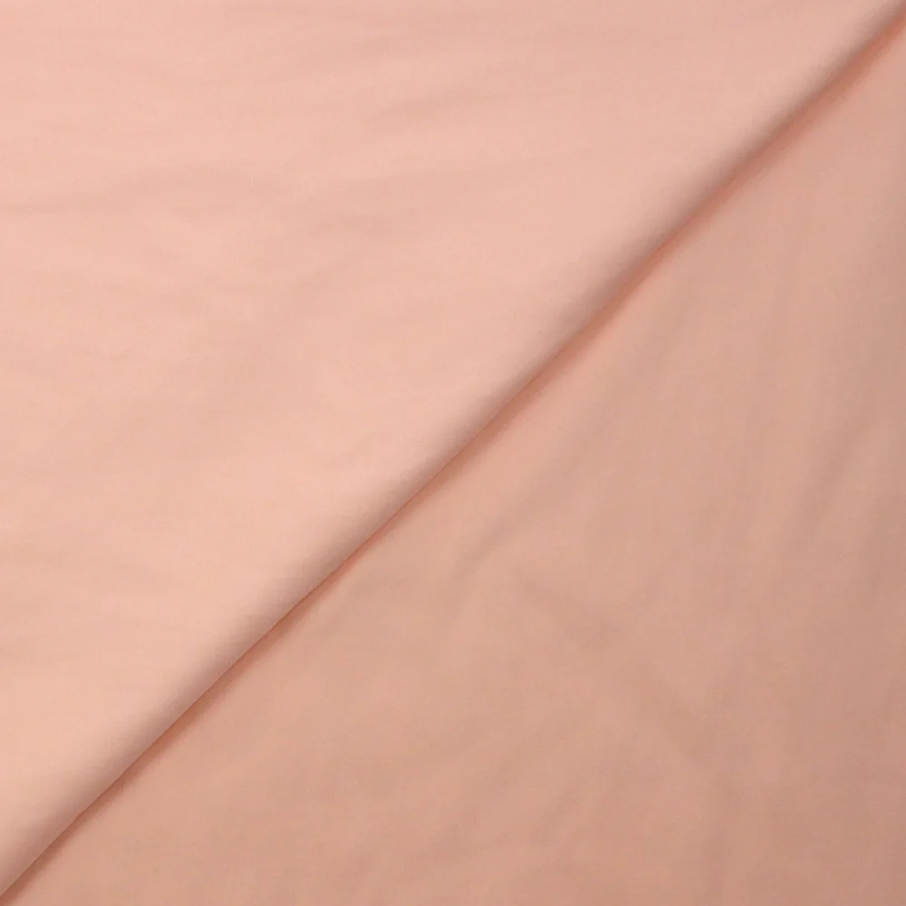 Polyester fluide satiné Alba rose pêche