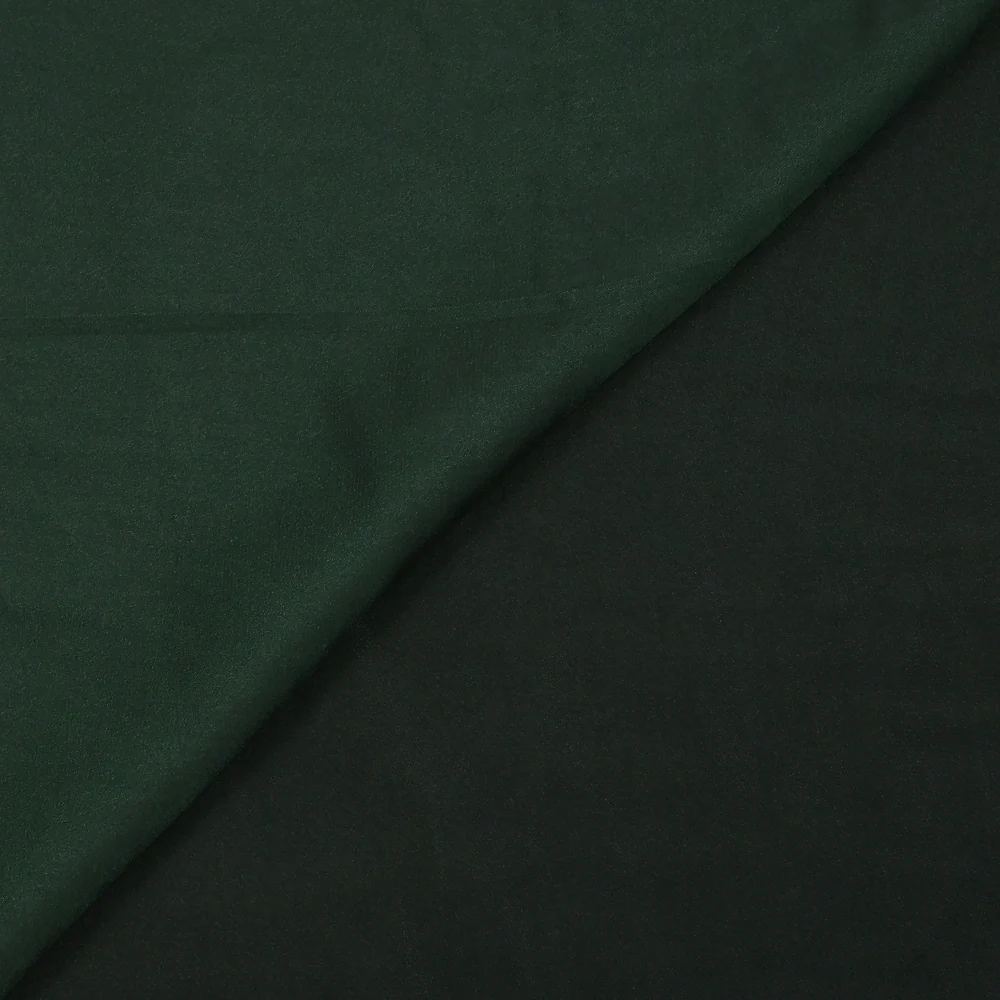 Polyester fluide satiné Alba vert forêt