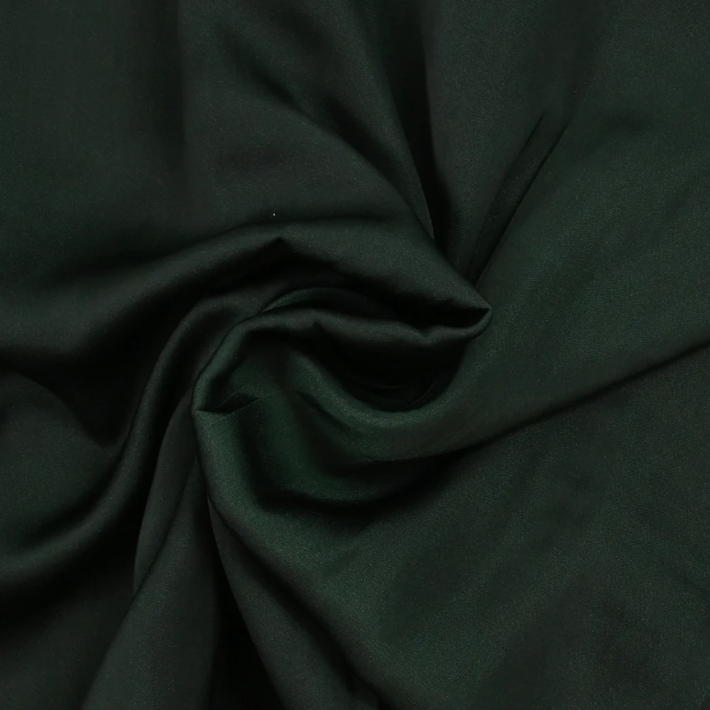 Polyester fluide satiné Alba vert forêt - Image 2
