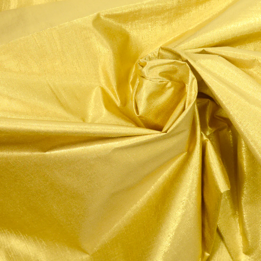 Polyester lamé jaune mimosa - Image 2