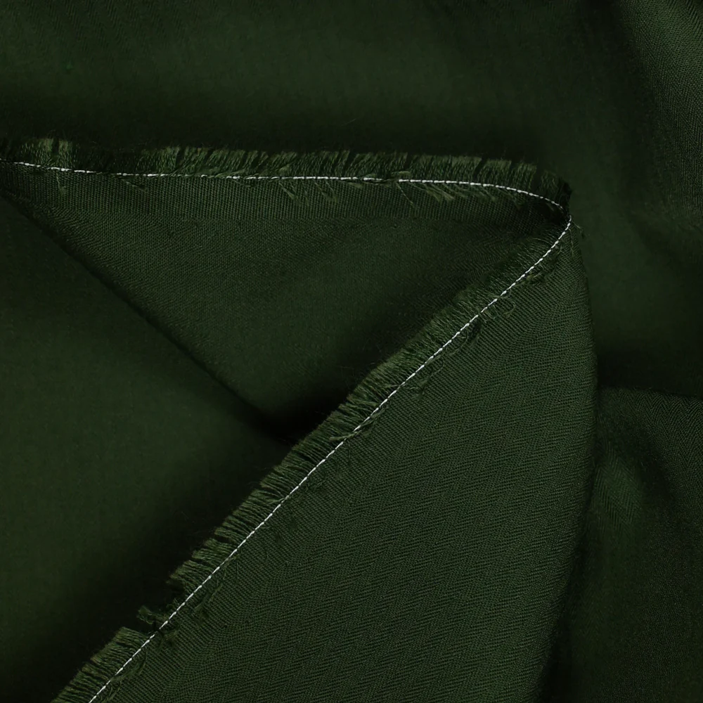 Polyester rayé vert forêt - Image 3