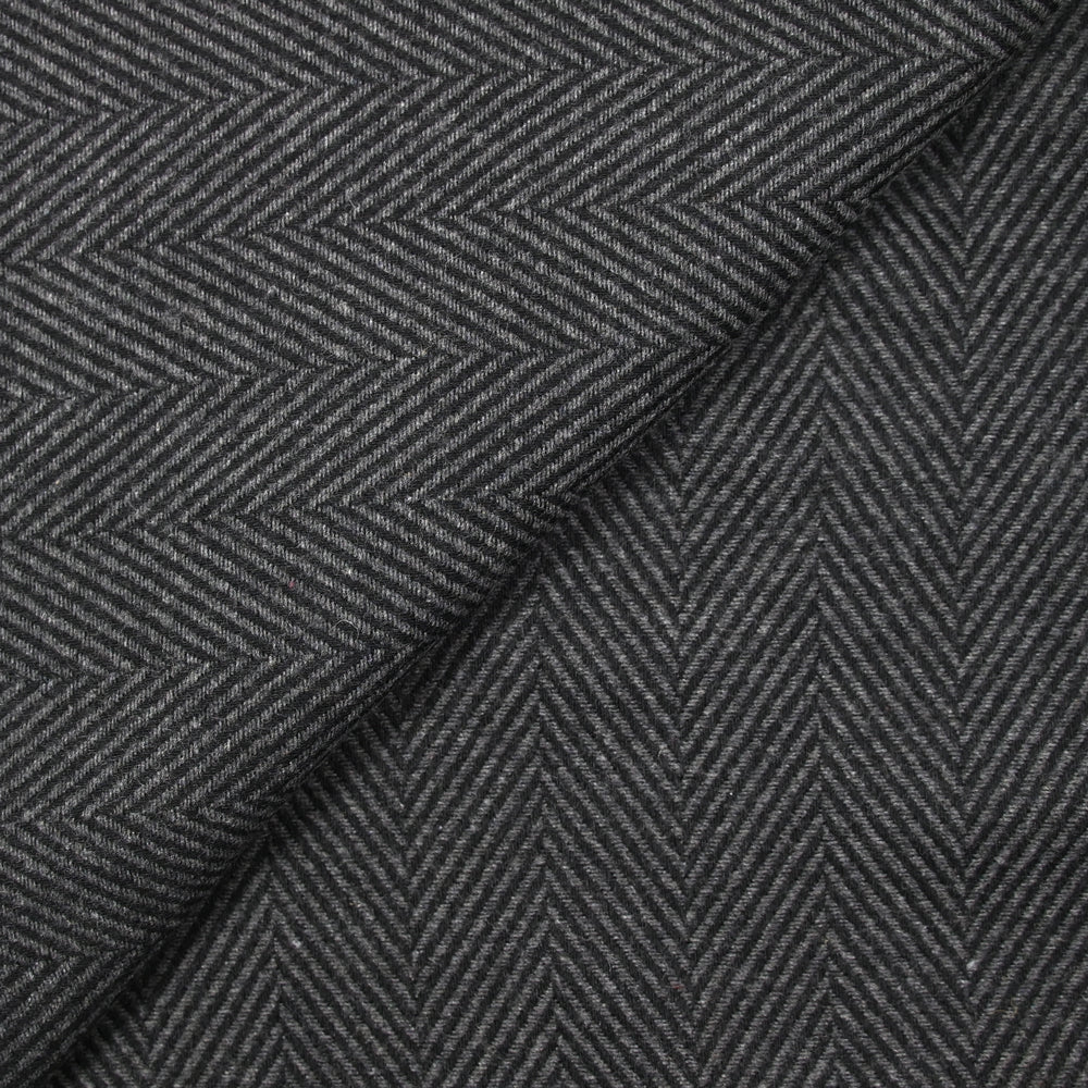 Polyviscose chevron gris