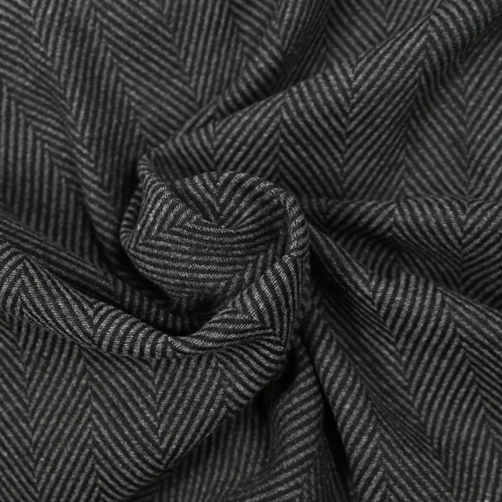 Polyviscose chevron gris - Image 2