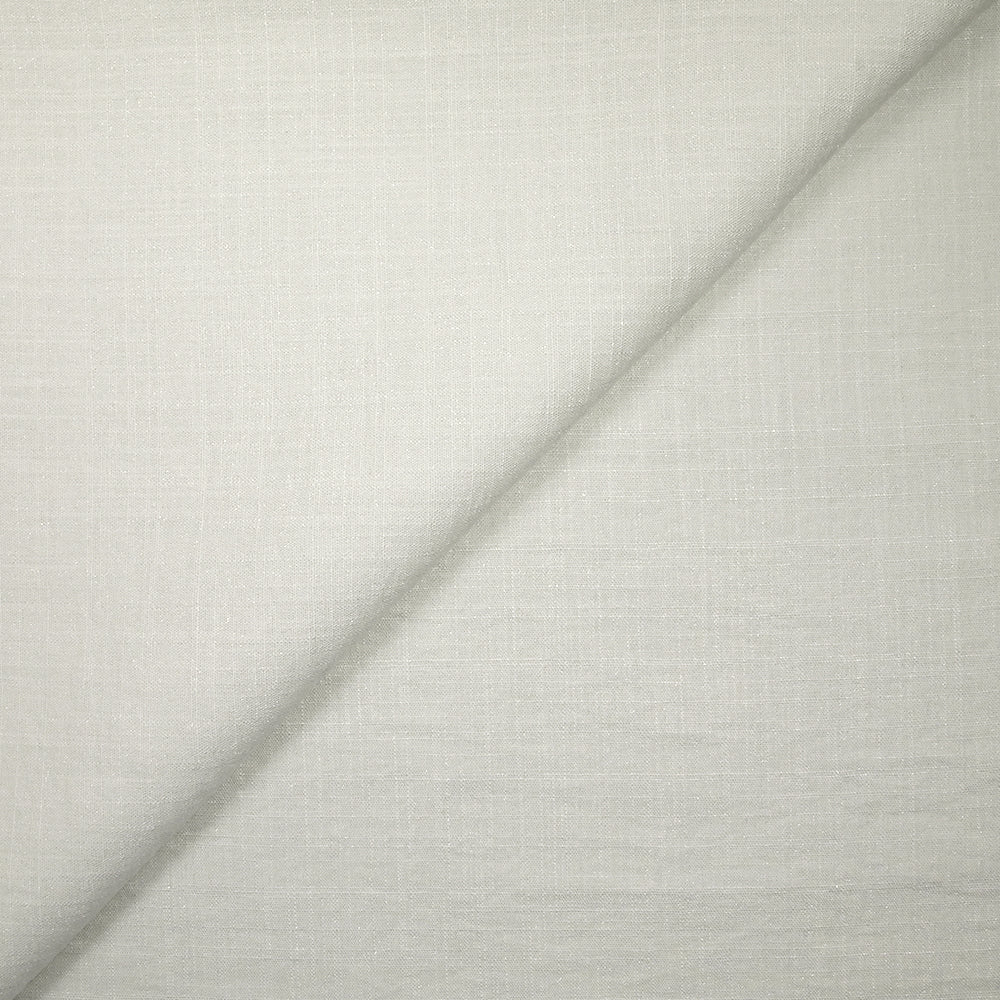 Polyviscose doupionnée irisée blanc cassé