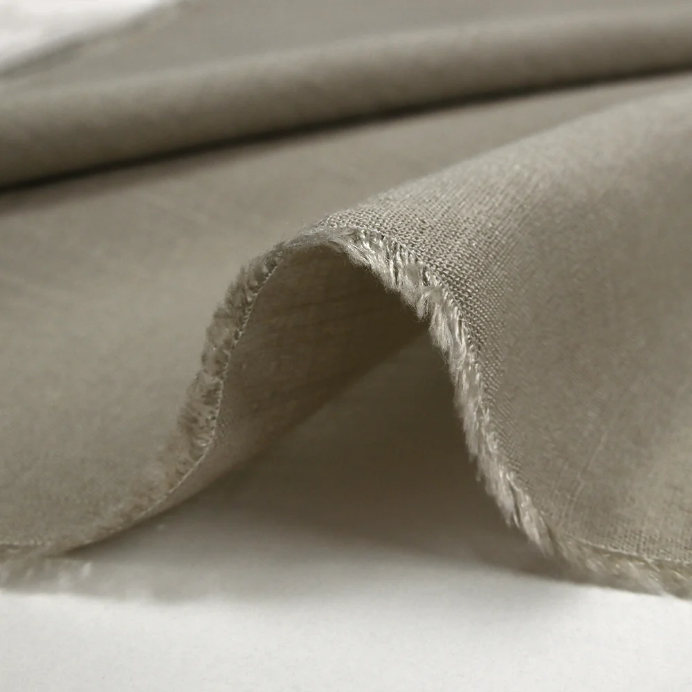 Polyviscose doupionnée irisée grège - Image 5