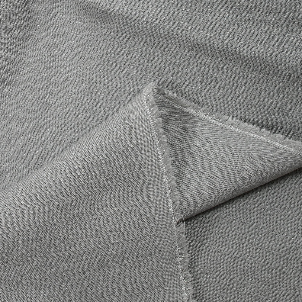 Polyviscose doupionnée irisée gris clair - Image 3