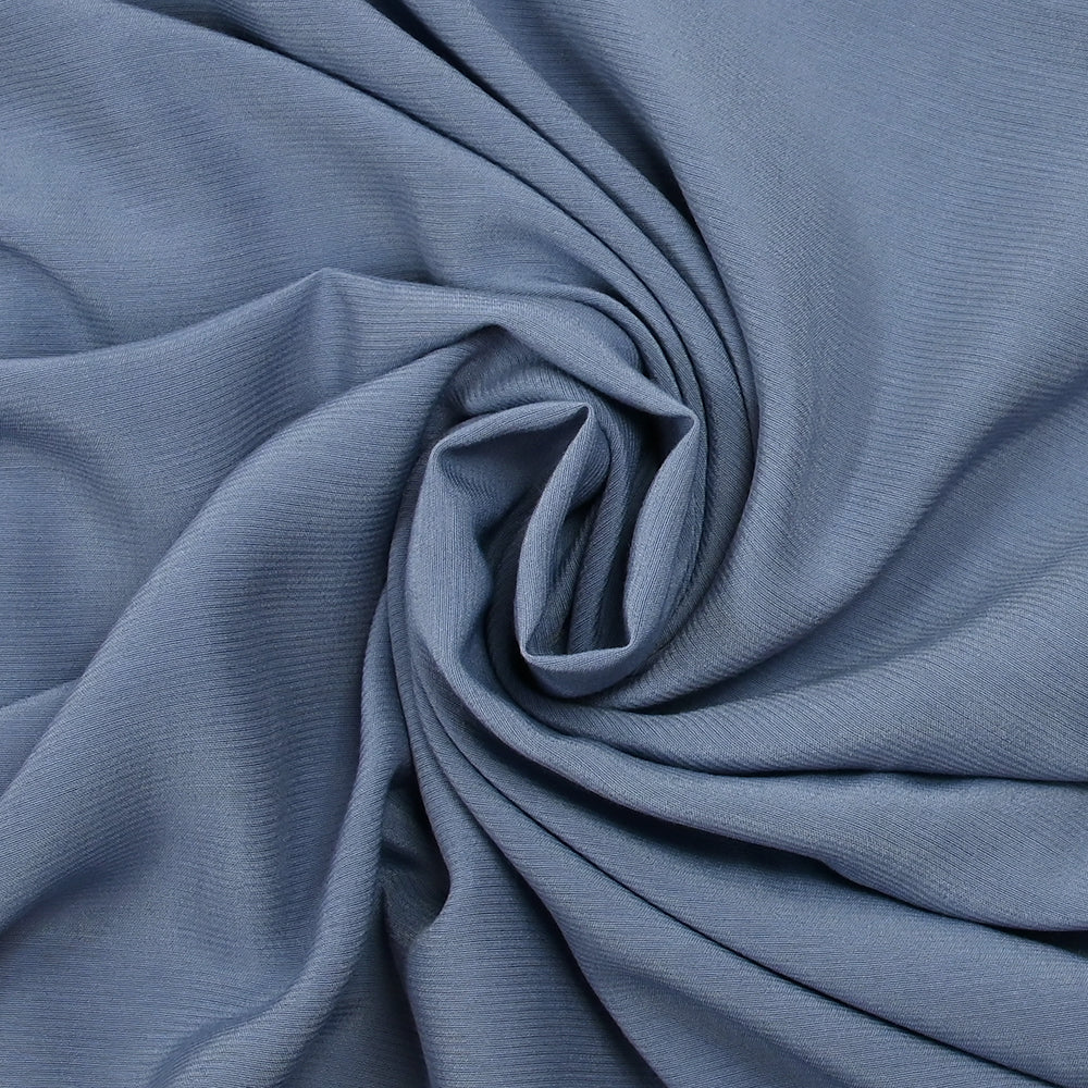Polyviscose fluide Sophie bleu barbeau - Image 2
