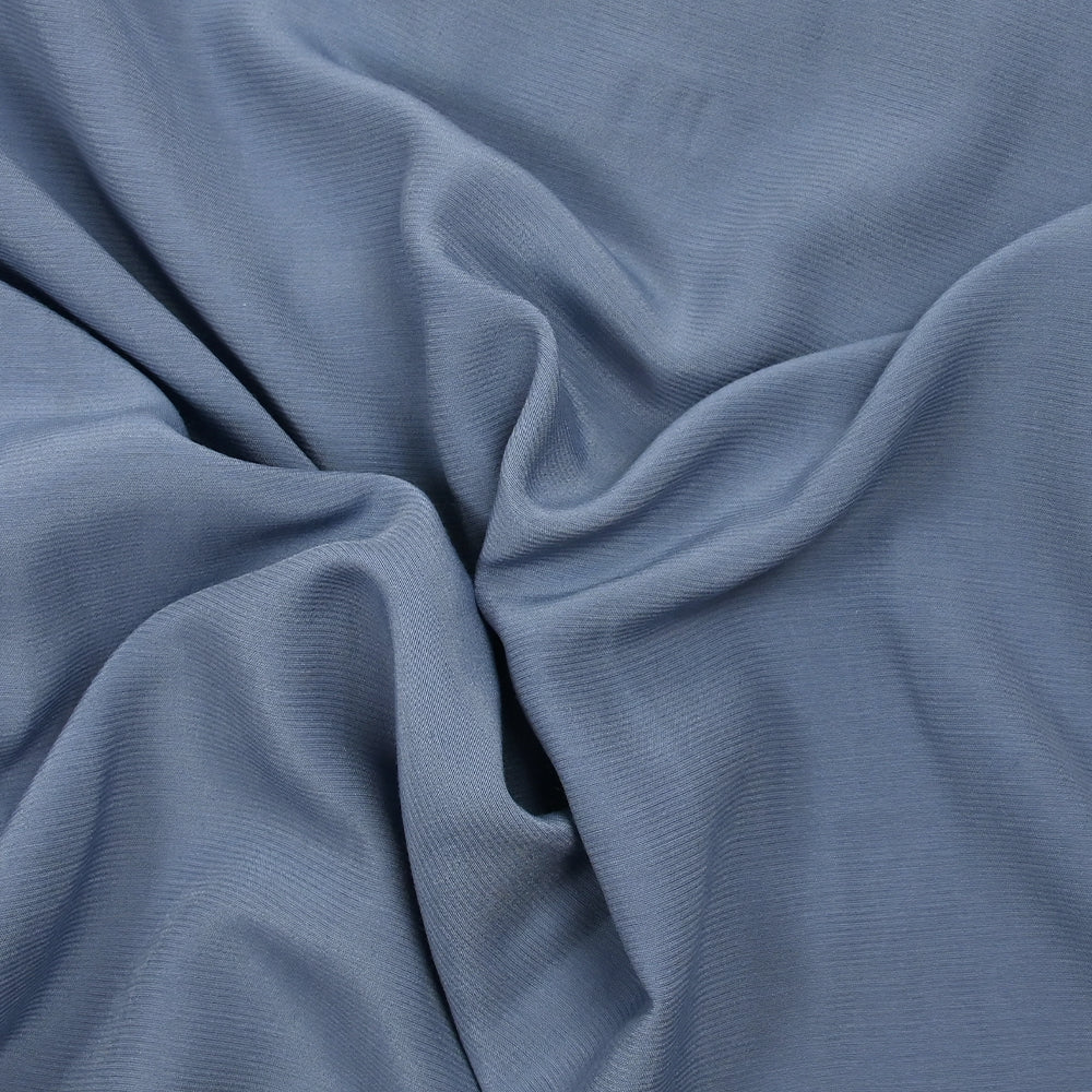Polyviscose fluide Sophie bleu barbeau - Image 3