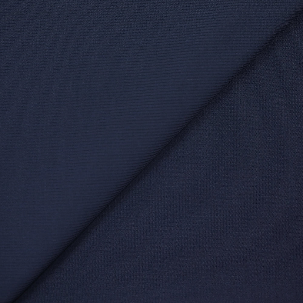 Polyviscose rayé marine