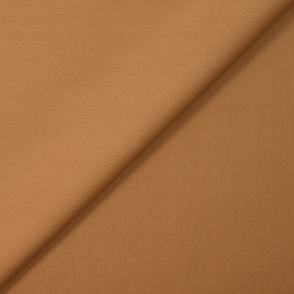 Popeline de coton camel