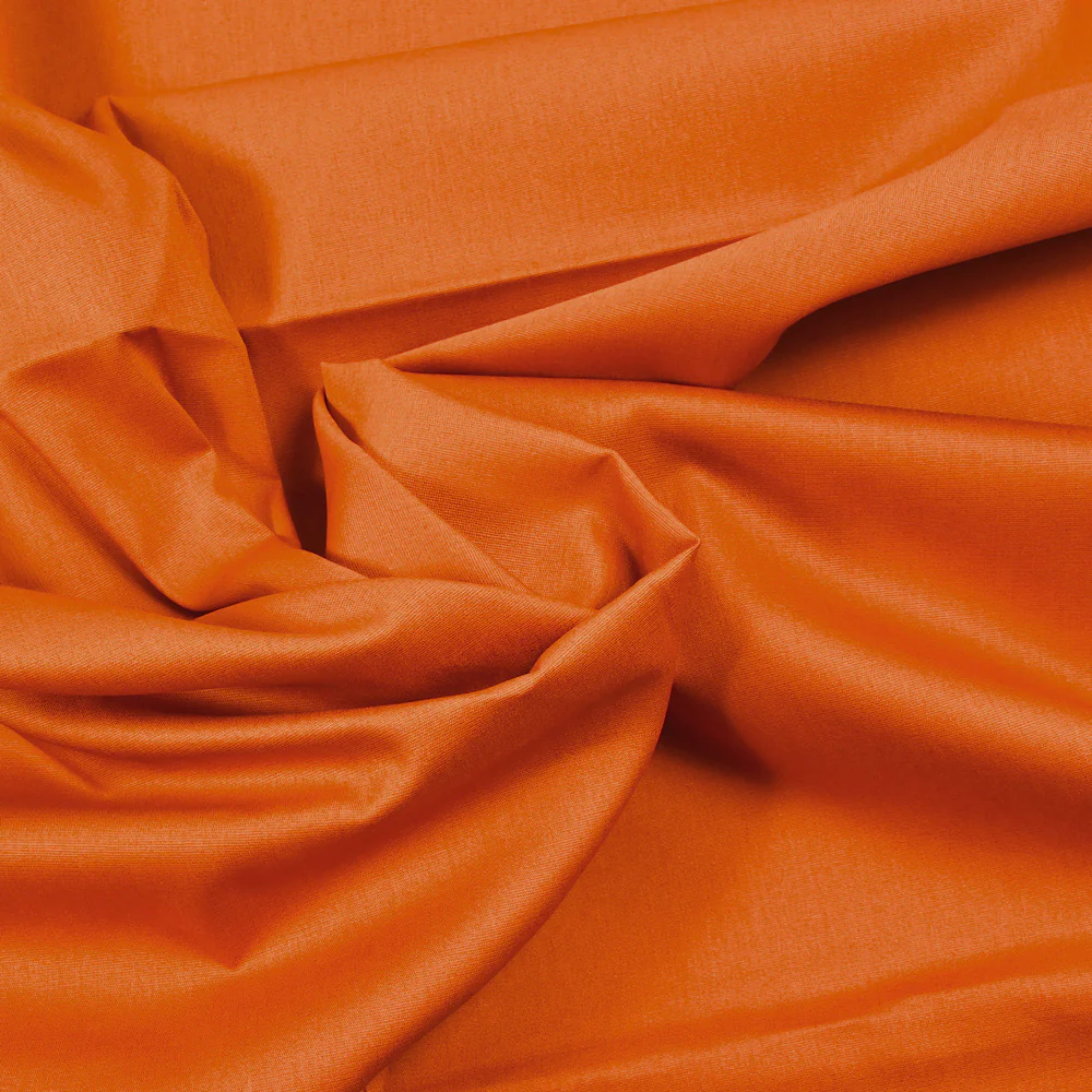 Popeline de coton orange foncé - Image 2