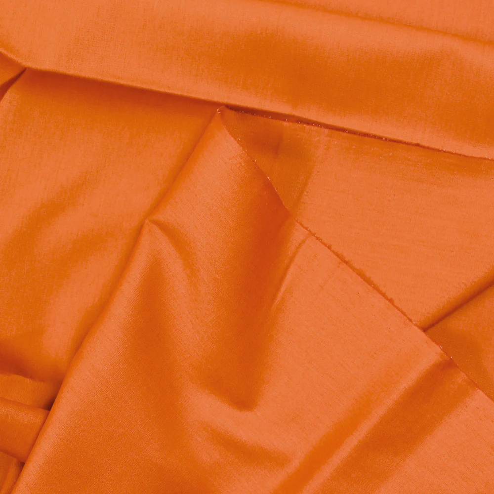 Popeline de coton orange foncé - Image 3