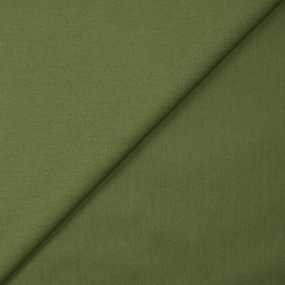 Popeline de coton vert avocat